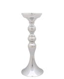R707039 CANDELABRO CROMADO 28 CM   PLATA