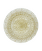R733007-1 BAJO PLATO VIDRIO ORO 33 CM