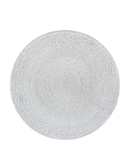 R733007-2 BAJO PLATO VIDRIO PLATA/BLANCO 33 CM