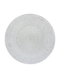 R733007-2 BAJO PLATO VIDRIO PLATA/BLANCO 33 CM