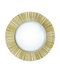 R733013-1 BAJO PLATO VIDRIO SOL ORO 32CM
