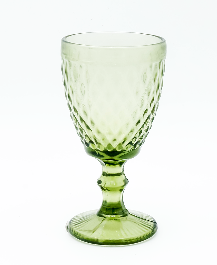 R745002 VIDRIO COPA 2 DIAMANTES 8.7 x 16.8 CM 300ML