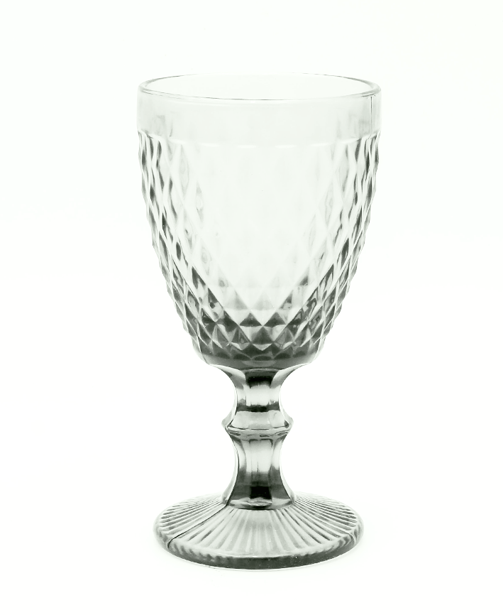 R745002 VIDRIO COPA 2 DIAMANTES 8.7 x 16.8 CM 300ML
