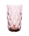 R745301 VIDRIO VASO ALTO ROMBOS 8 X 12.5 CM