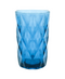 R745301 VIDRIO VASO ALTO ROMBOS 8 X 12.5 CM