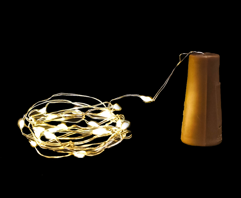R746002  LUCES P/BOTELLA CORCHO 2M 20L 1PZA