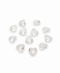 R91037 ACRILICO CORAZON 12MM C/250GRS CLEAR