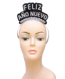 R911004 DIADEMAS AÑO NUEVO  PAQ C/6 PZAS