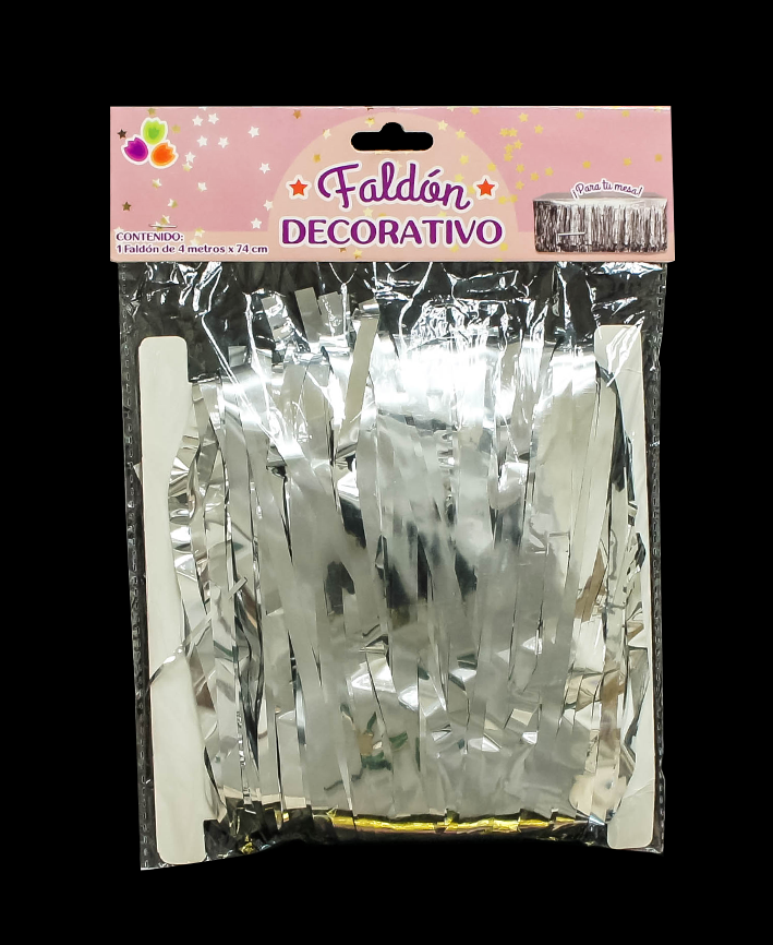 R912005-1 CORTINA FALDON MESA METALICA  4 M X 74 CM