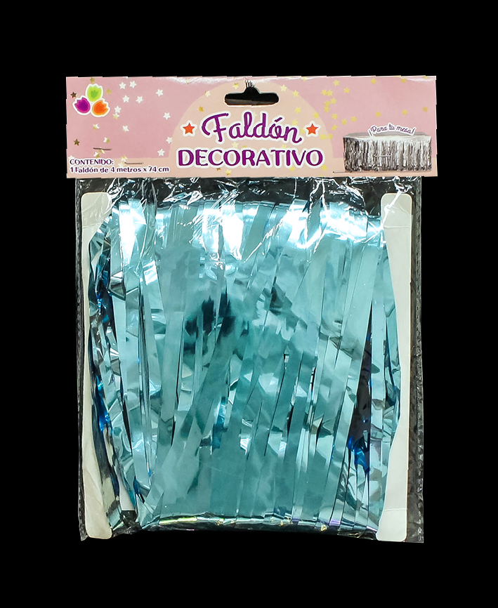 R912005-1 CORTINA FALDON MESA METALICA  4 M X 74 CM