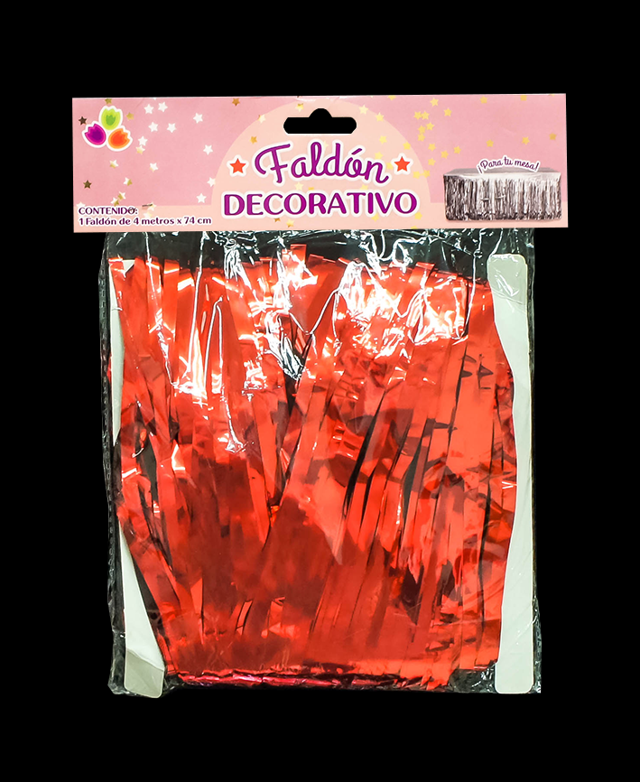 R912005-1 CORTINA FALDON MESA METALICA  4 M X 74 CM