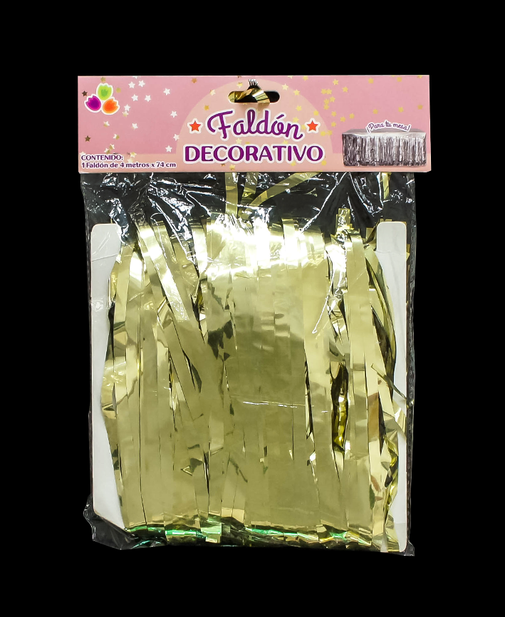 R912005-1 CORTINA FALDON MESA METALICA  4 M X 74 CM